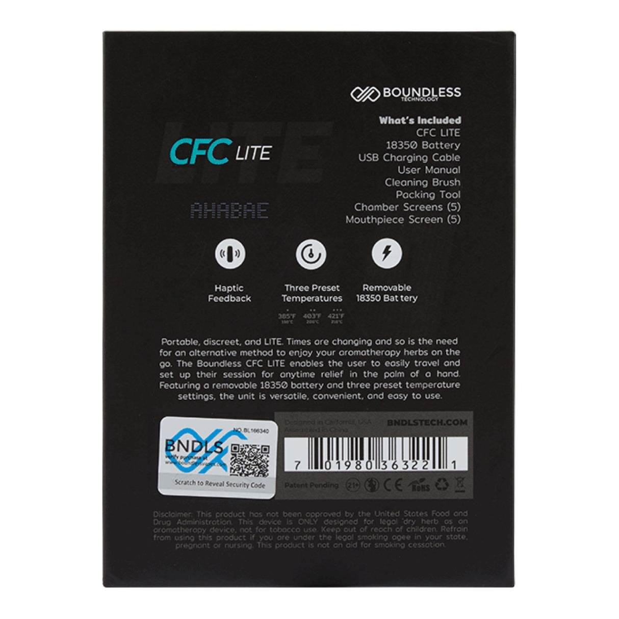 Boundless CFC LITE Vaporizer 🌿 