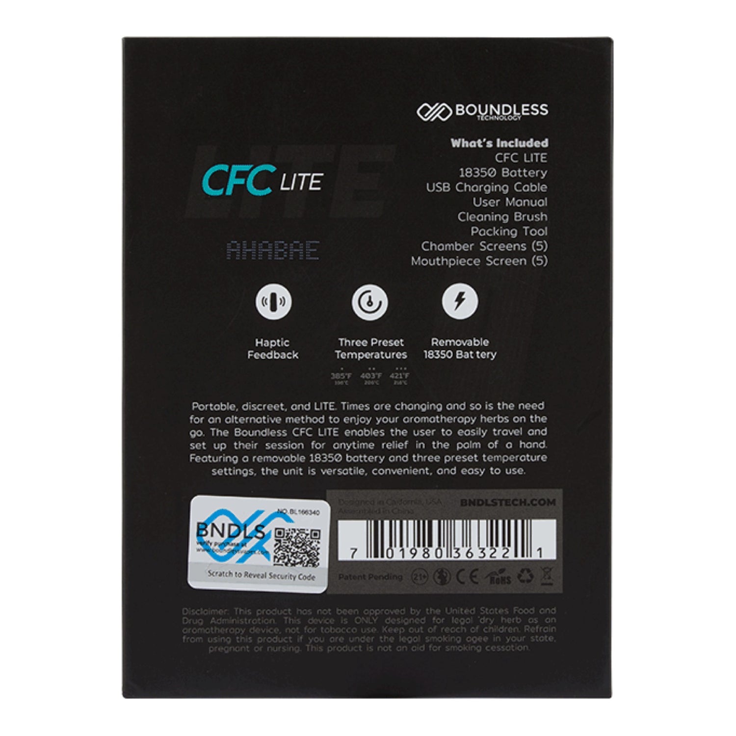 Boundless CFC LITE Vaporizer 🌿 