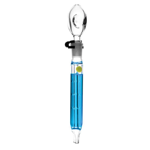 CaliConnected 2-in-1 Freezable Dab Straw & Spoon Pipe Blue