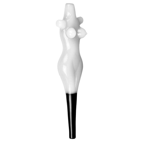 CaliConnected Female Mannequin Dab Straw White