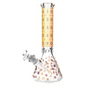 CaliConnected Floral Diamond Beaker Bong Gold