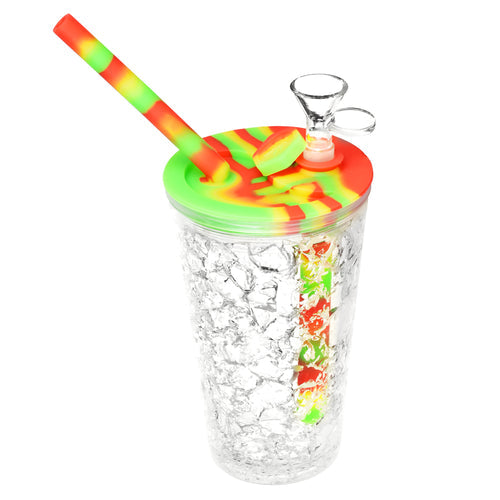 CaliConnected Freezable Cup Bong Rasta