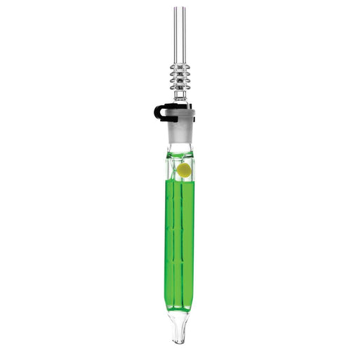 CaliConnected 2-in-1 Freezable Dab Straw & Spoon Pipe Green
