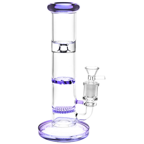 CaliConnected Honeycomb Perc Bong Purple