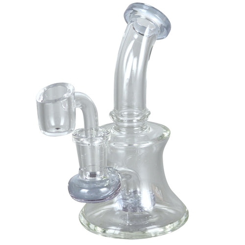 CaliConnected Mini Hourglass Dab Rig Clear