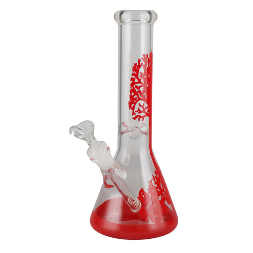 CaliConnected Red Tree Beaker Bong