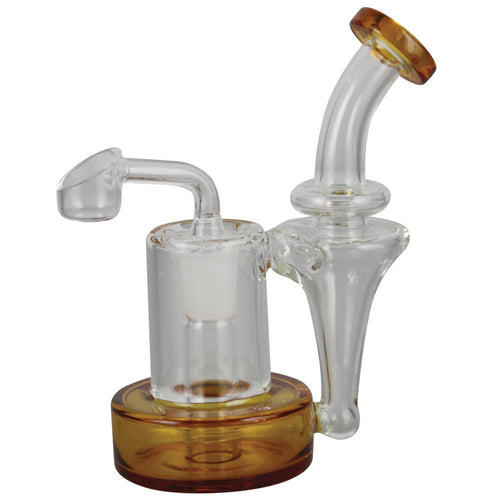 CaliConnected Small Recycler Dab Rig Amber
