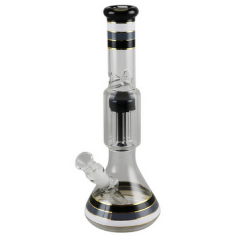 CaliConnected Tree Perc Beaker Bong Black