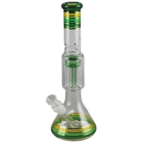 CaliConnected Tree Perc Beaker Bong Green