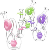 CaliConnected Twisted Donut Recycler Bong