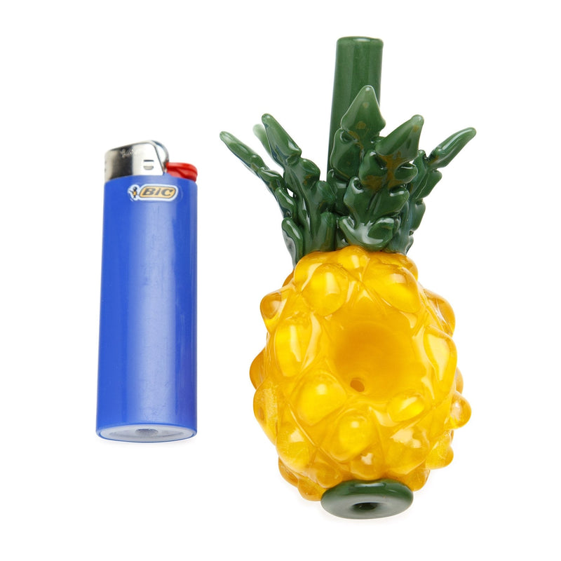 CaliConnected Pineapple Steamroller Hand Pipe 🍍 