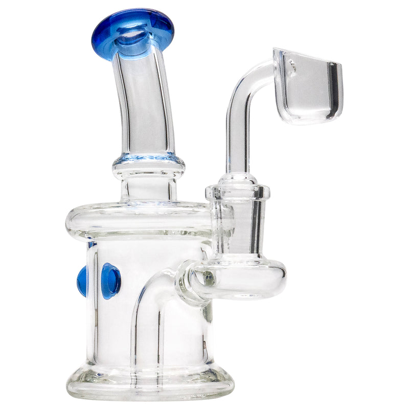 CaliConnected Barrel Dab Rig Blue