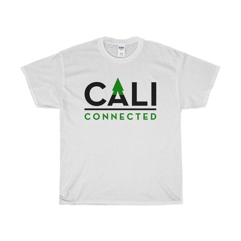 CaliConnected White Cotton Tee Shirt 