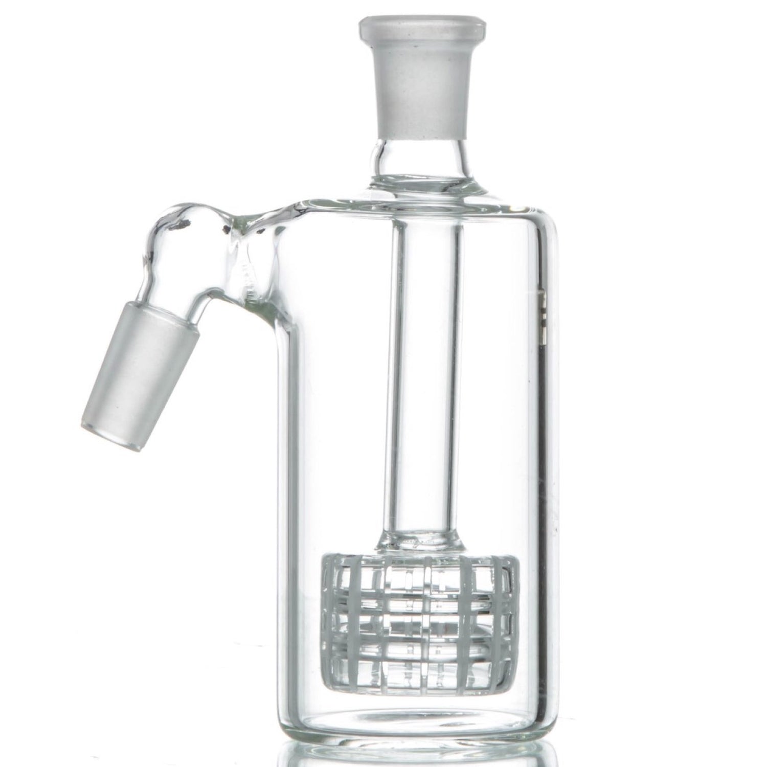 CaliConnected Clear Glass Matrix Perc Ashcatcher 