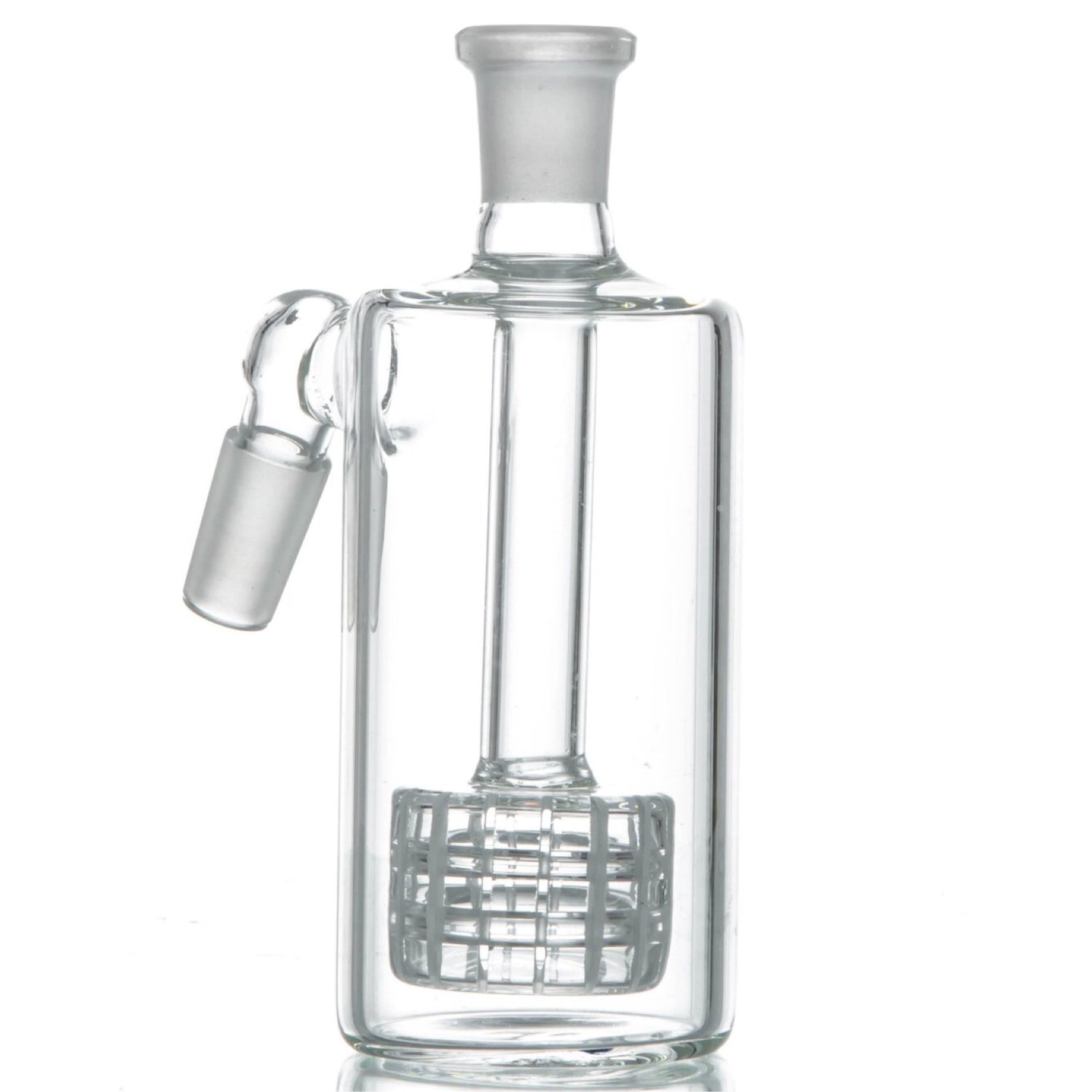 CaliConnected Clear Glass Matrix Perc Ashcatcher 