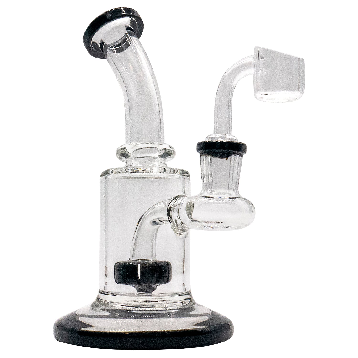 CaliConnected Showerhead Perc Mini Rig Black