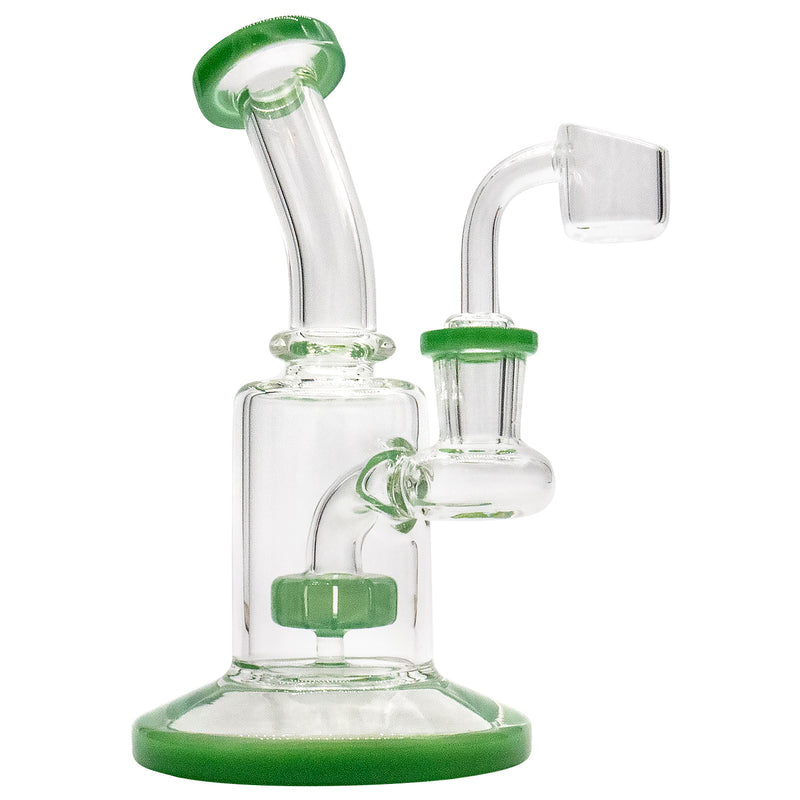CaliConnected Showerhead Perc Mini Rig Green