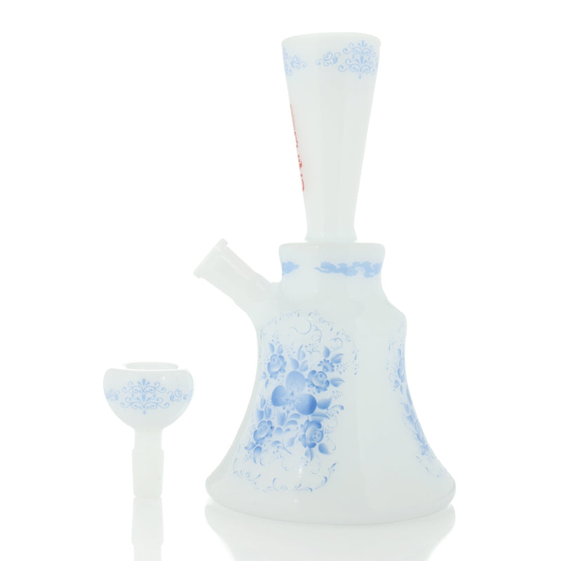 The China Glass "Taizong" Dynasty Vase - 8.5” Beaker Bong 