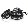 Cookies Black Dog Collar and Leash Combo