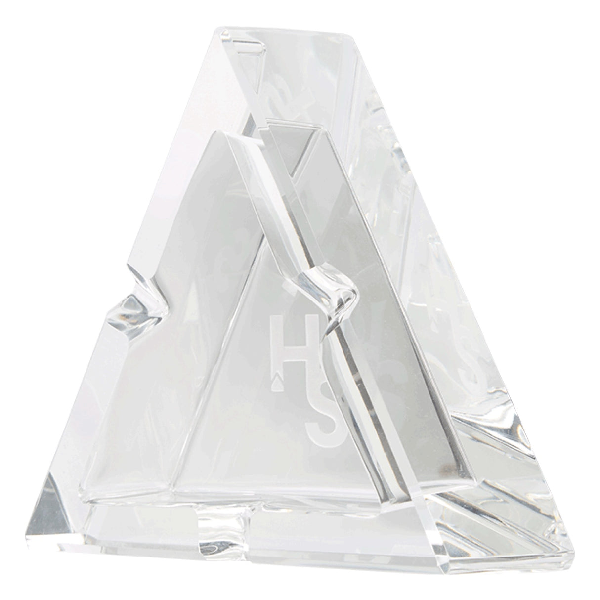 Higher Standards Crystal Glass Ashtray 