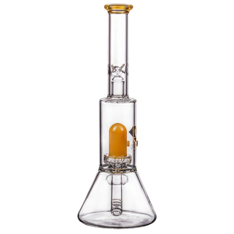 Diamond Glass 10” Skinny Neck UFO Chamber Beaker Bong 