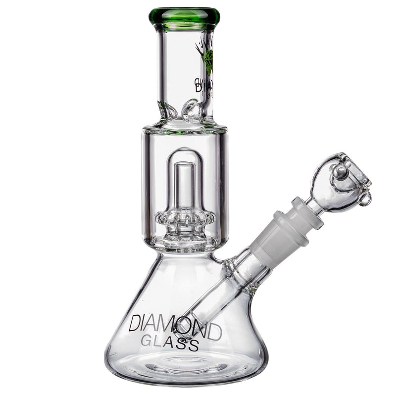 Diamond Glass 8” Short Neck UFO Beaker Bong 