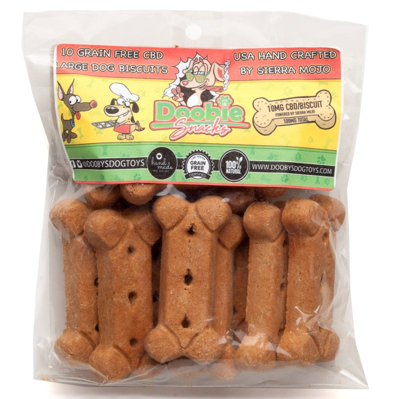 Doobie Snacks Large CBD Dog Biscuits (10 Treats, 100mg) 🐶