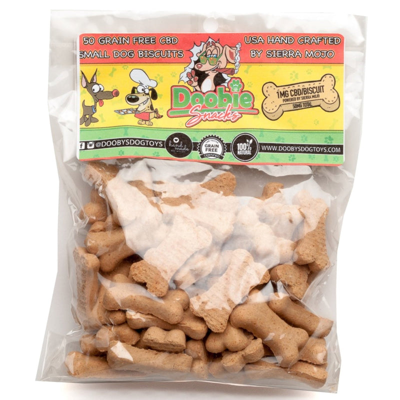 Doobie Snacks Small CBD Dog Biscuits (50 Treats, 50mg) 🐶
