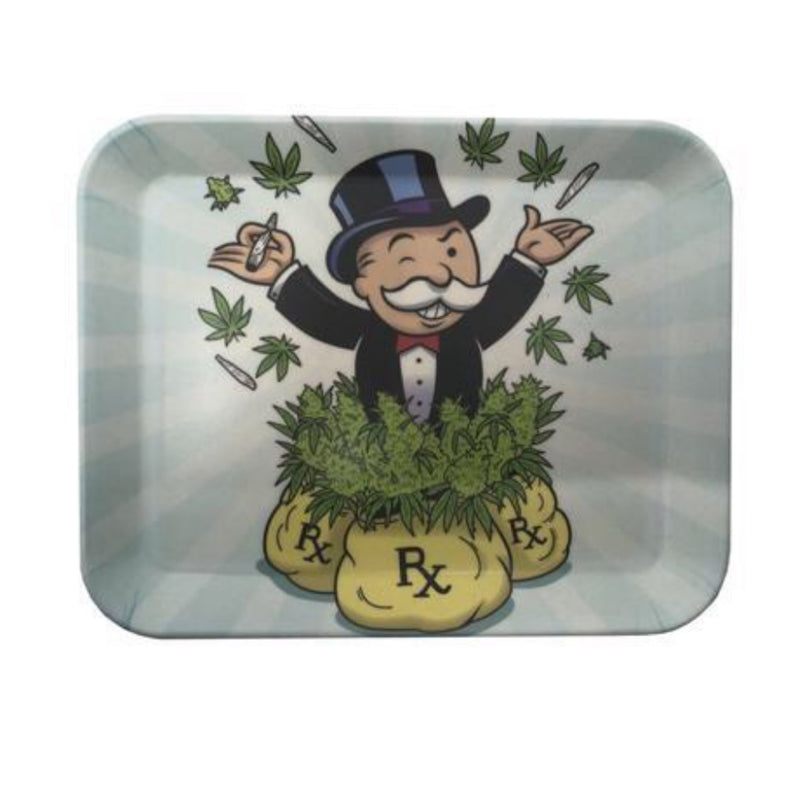 Limited Edition “Mary Jane Monopoly Man” Rolling Tray (7.5" x 6") 