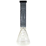 EG Glass Clock Beaker Bong Black