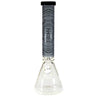 EG Glass Clock Beaker Bong Black