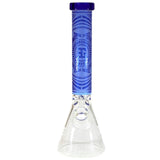 EG Glass Clock Beaker Bong Dark Blue