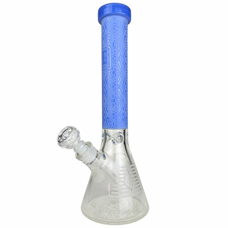 EG Glass Diamond Beaker Bong Light Blue