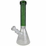 EG Glass Slyme Leaf Beaker Bong Green