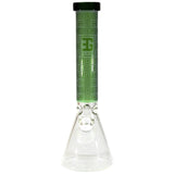 EG Glass Square Beaker Bong Green