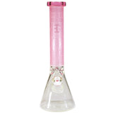 EG Glass Square Beaker Bong Pink