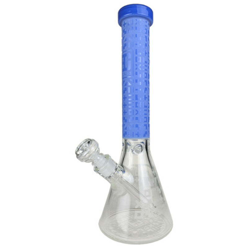 EG Glass Symbol Beaker Bong Light Blue