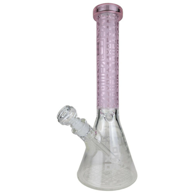 EG Glass Symbol Beaker Bong Pink