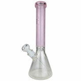 EG Glass Triangle Beaker Bong Pink