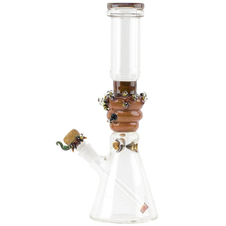 Empire Glassworks 14” Beehive Beaker Bong 🐝