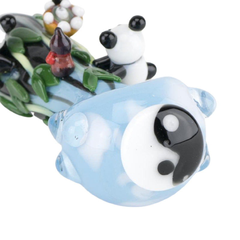 Empire Glassworks “Climbing Pandas” Hand Pipe 🐼