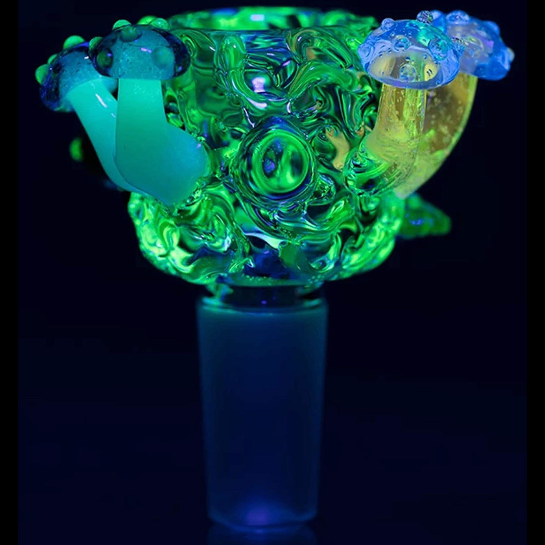 Empire Glassworks “Cozmic Critters” UV Reactive Bowl Piece