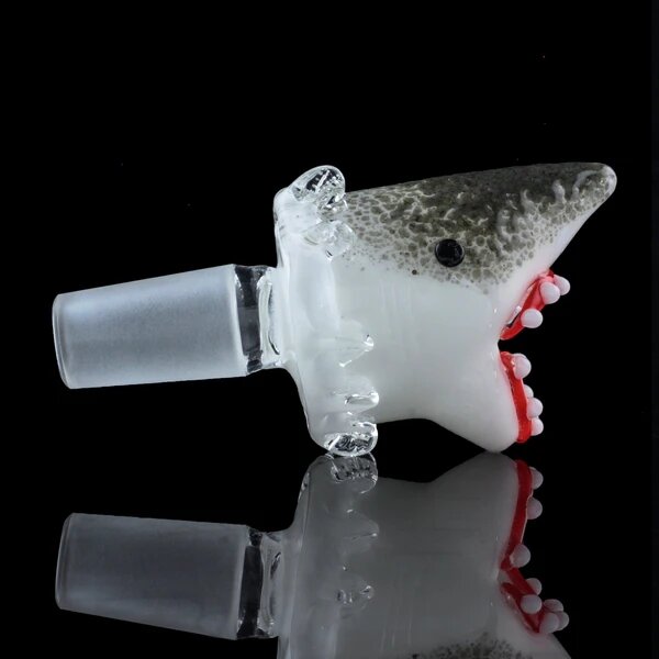 Empire Glassworks "Jawsome" Shark Bowl Piece 🦈