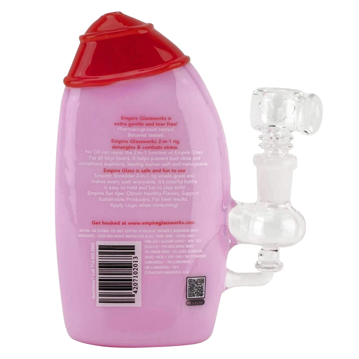 Empire Glassworks Shampoo Bottle Mini Bong