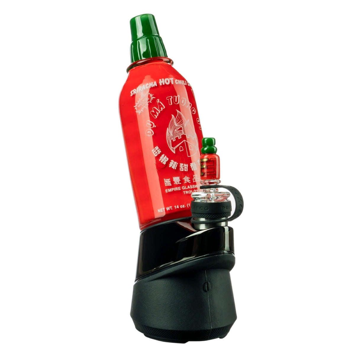 Empire Glassworks "Sriracha" Puffco Peak Attachment 