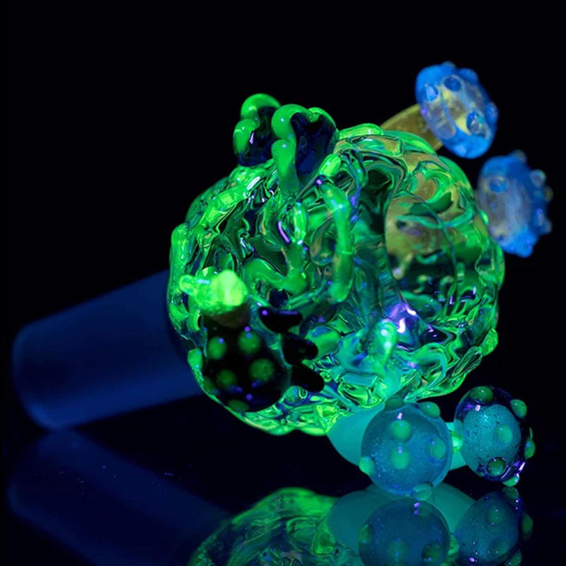 Empire Glassworks “Cozmic Critters” UV Reactive Bowl Piece