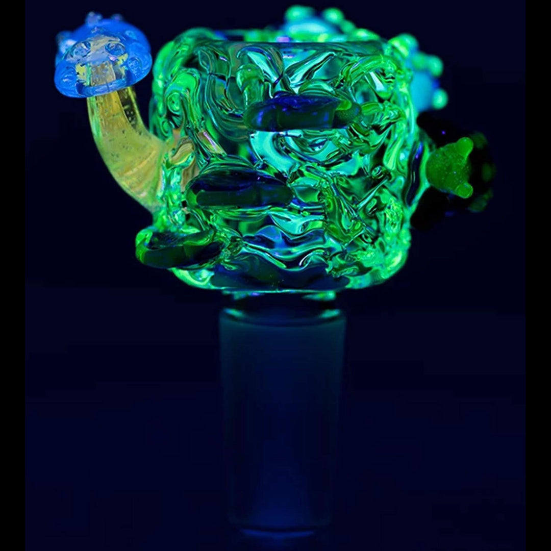 Empire Glassworks “Cozmic Critters” UV Reactive Bowl Piece