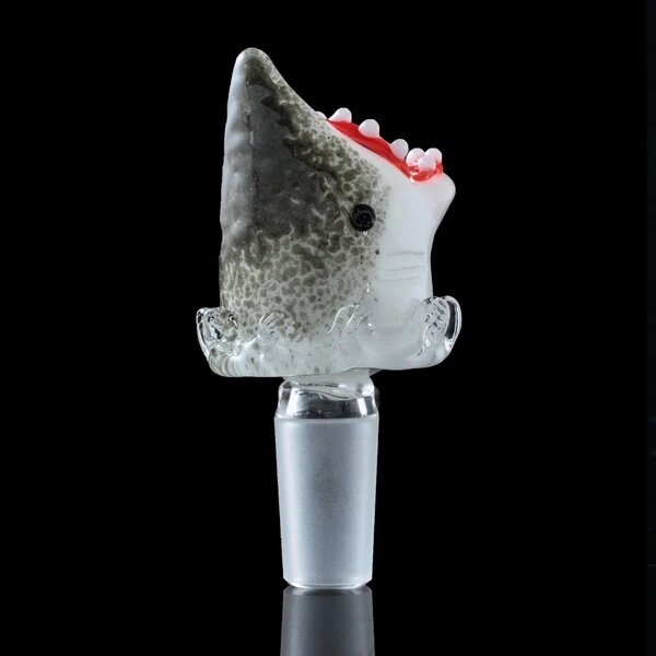 Empire Glassworks "Jawsome" Shark Bowl Piece 🦈