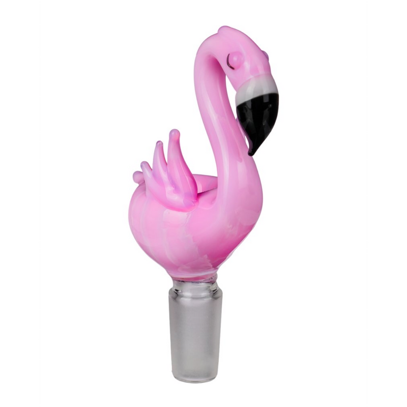 Empire Glassworks Pink Flamingo Bowl Piece 