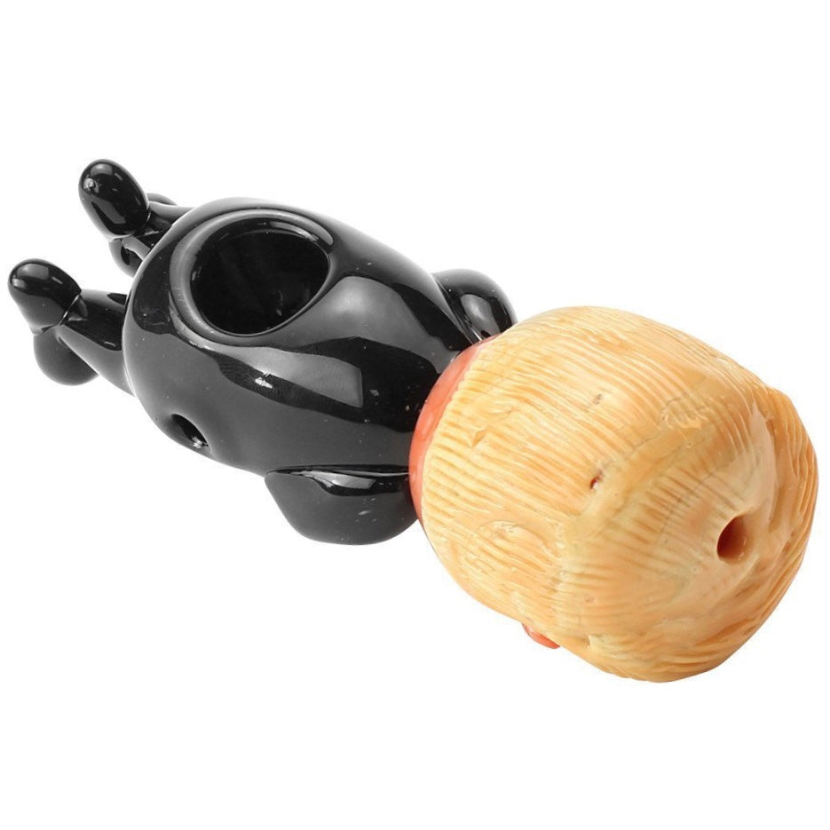 Empire Glassworks “Agent Orange” Hand Pipe 